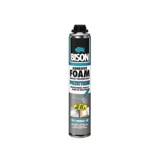 SPUMA POLIURETANICA, POLISTIREN, APLICARE CU PISTOL – BISON