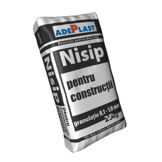 NISIP CONSTRUCTII 0.1 – 1mm – ADEPLAST