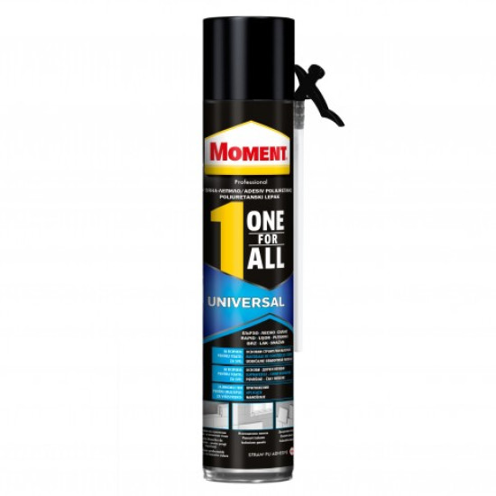 SPUMA ADEZIV POLIURETANIC, APLICARE MANUALA, INT/EXT – MOMENT ONE FOR ALL