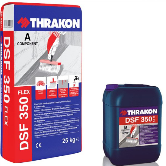 HIDROIZOLATIE FLEXIBILA , BICOMPONENTA, DSF -350 THRAKON