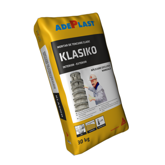 MORTAR TENCUIRE KLASIKO – ADEPLAST, INTERIOR – EXTERIOR
