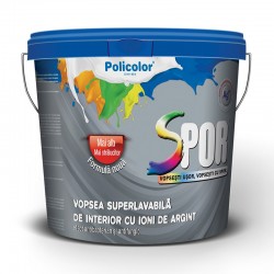 Vopsea superlavabila pentru interior cu ioni de argint Spor