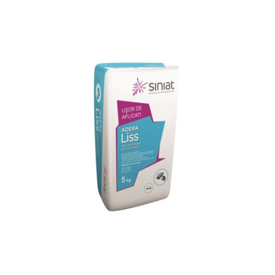 GLET FINISARE INTERIOARA, ADERA LISS 5kg – SINIAT